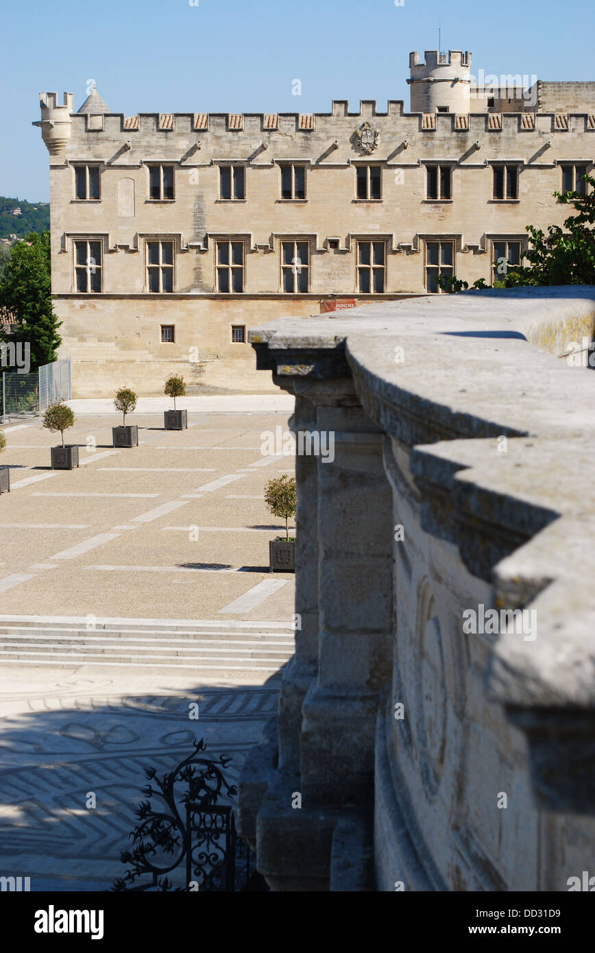 Petit Palais, musée d'art sur la place principale de la ville d'Avignon, Provence, France Banque D'Images