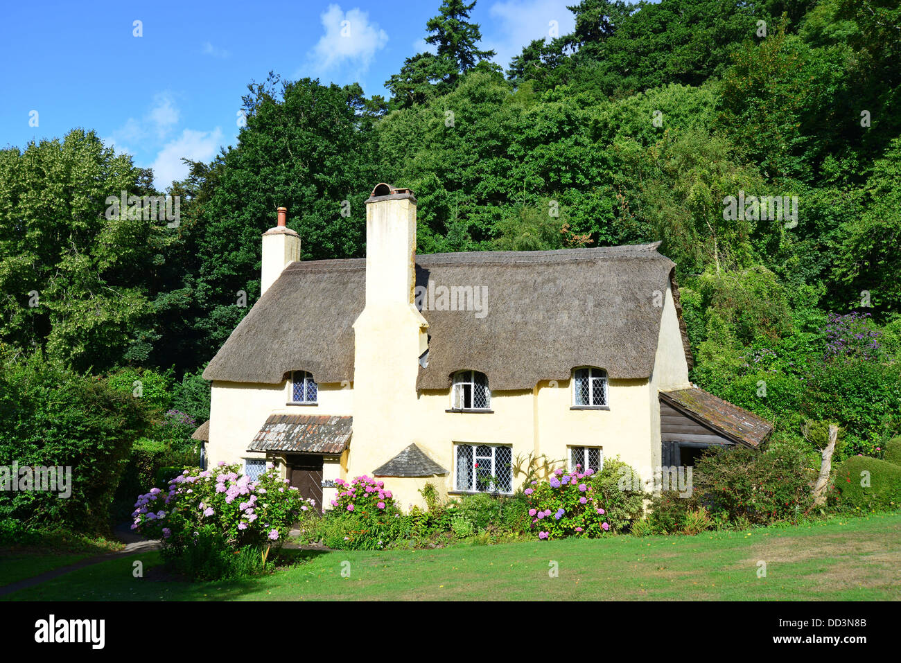 Cottage, Bow Selworthy, Somerset, England, United Kingdom Banque D'Images