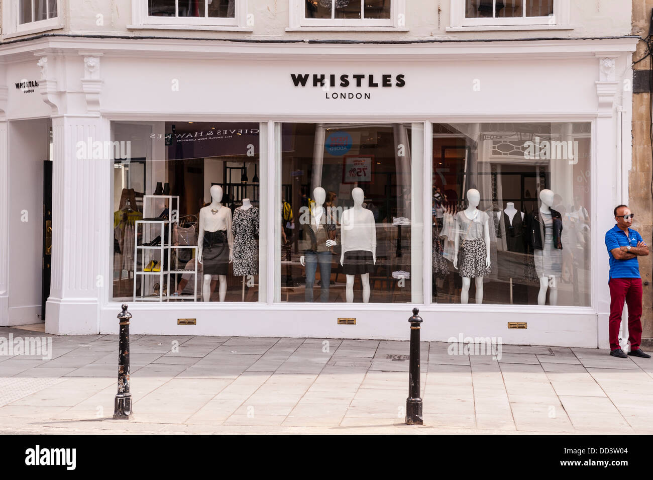 Les sifflets de boutique de vêtements à Bath , Somerset , Angleterre , Angleterre , Royaume-Uni Banque D'Images