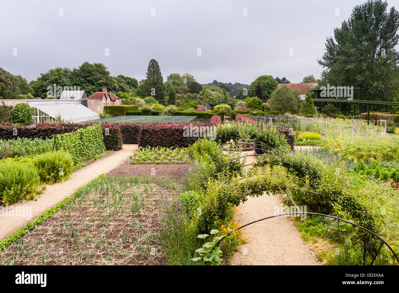 Jardins de la National Motor Museum de Beaulieu à Beaulieu , Hampshire , Angleterre , Angleterre , Royaume-Uni Banque D'Images
