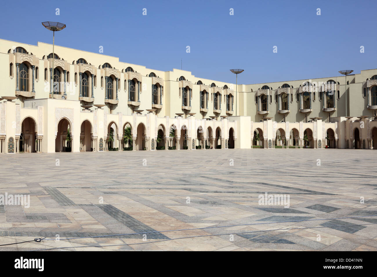 Grande Mosquée Hassan II à Casablanca, Maroc, Afrique du Nord Banque D'Images