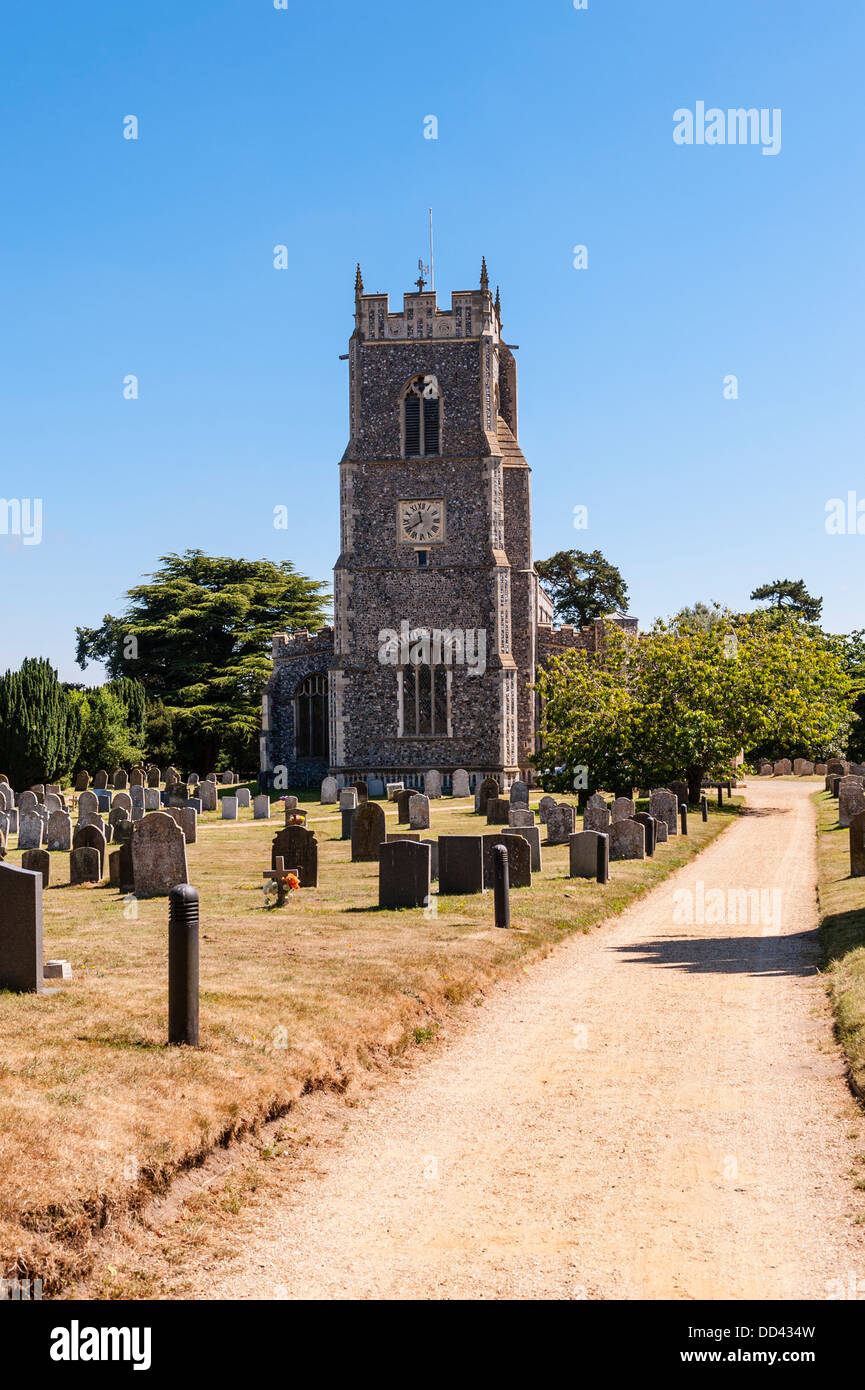 L'église Holy Trinity dans Loddon , Norfolk , Angleterre , Angleterre , Royaume-Uni Banque D'Images