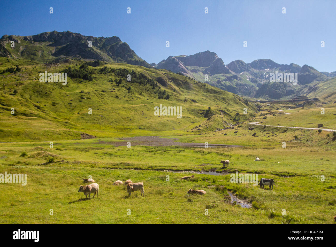 Formigal, Pyrénées. Banque D'Images