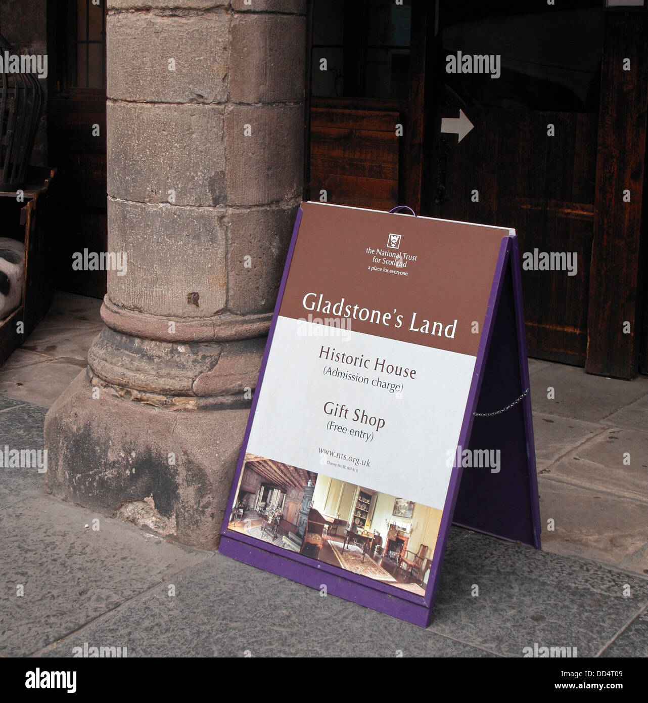 Gladstone's Land, Lawnmarket, The Royal Mile, Édimbourg, Écosse, Royaume-Uni Banque D'Images
