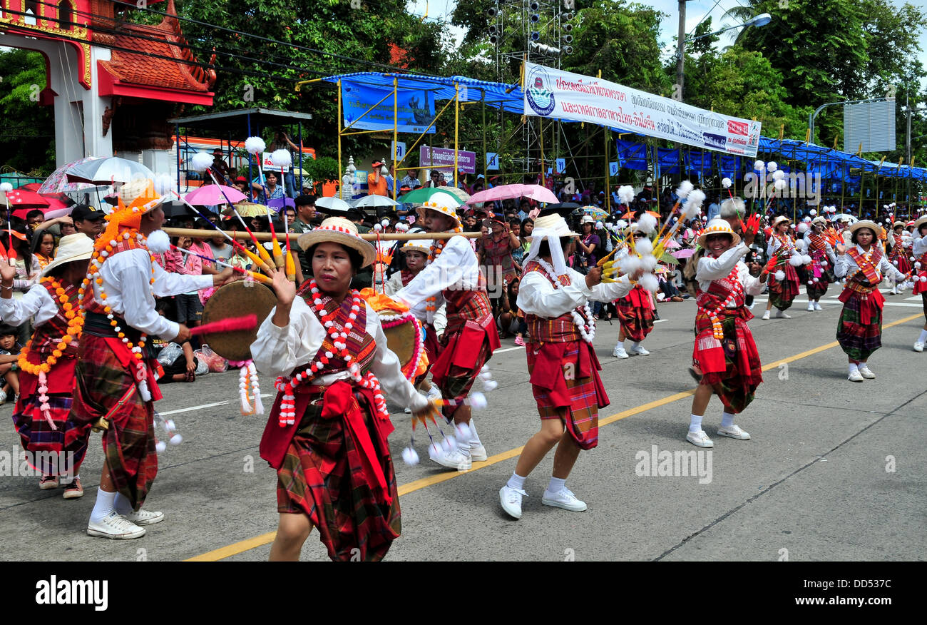 Thaïlande Festival : Festival de bougie d'Ubon Ratchathani Banque D'Images