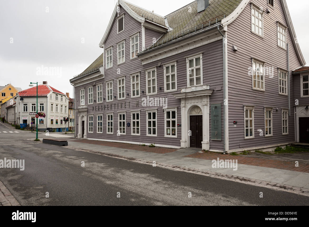 Le Perspektivet museum à Hammerfest Banque D'Images