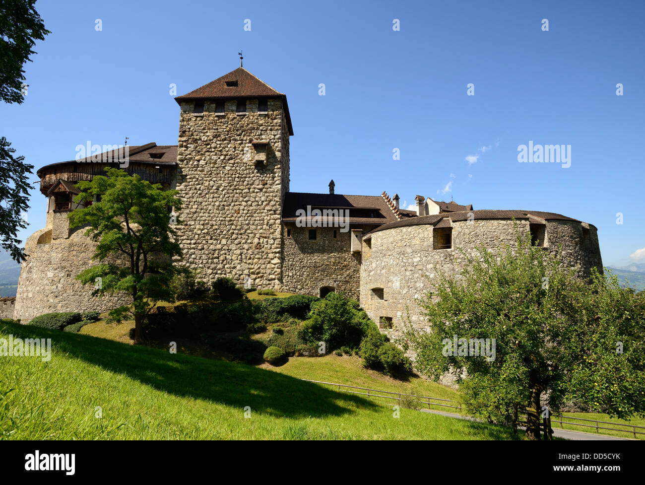 Château de Vaduz, Liechtenstein, Luxembourg, Europe Banque D'Images