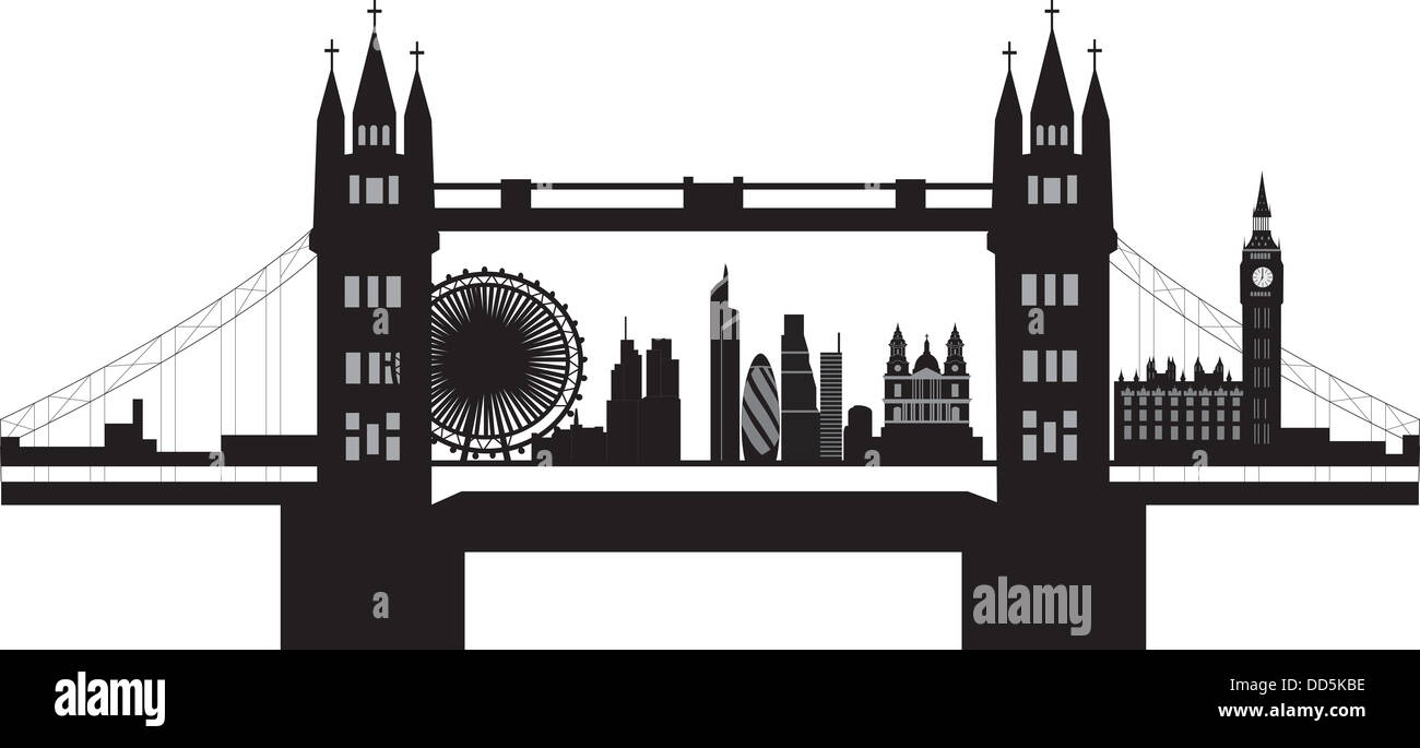 Skyline de Londres Banque D'Images