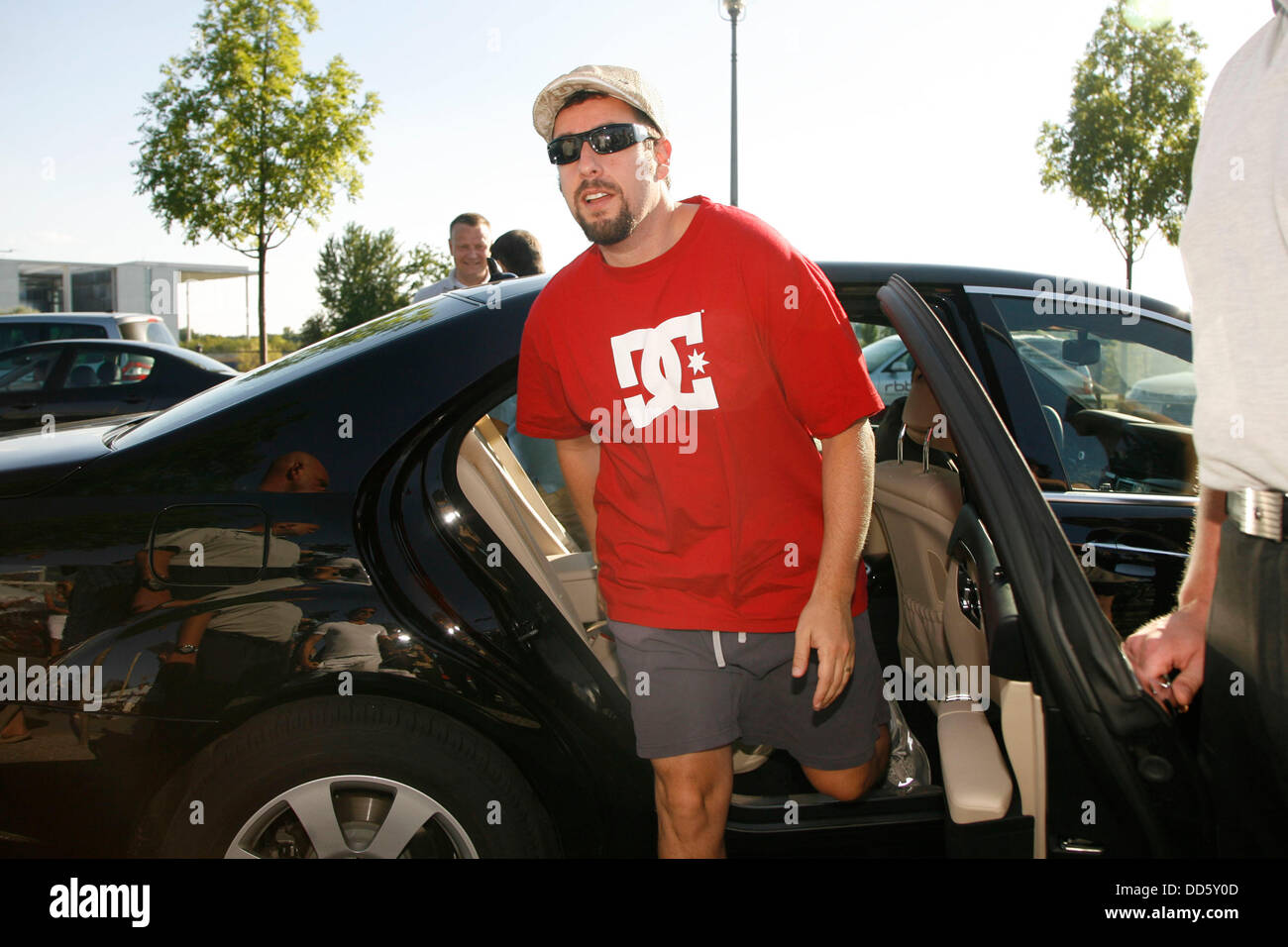 Adam Sandler à un barbecue à l'occasion du film 'Vous ne salissez pas avec le Zohan' à Berlin le 27 juillet en 2008. Banque D'Images