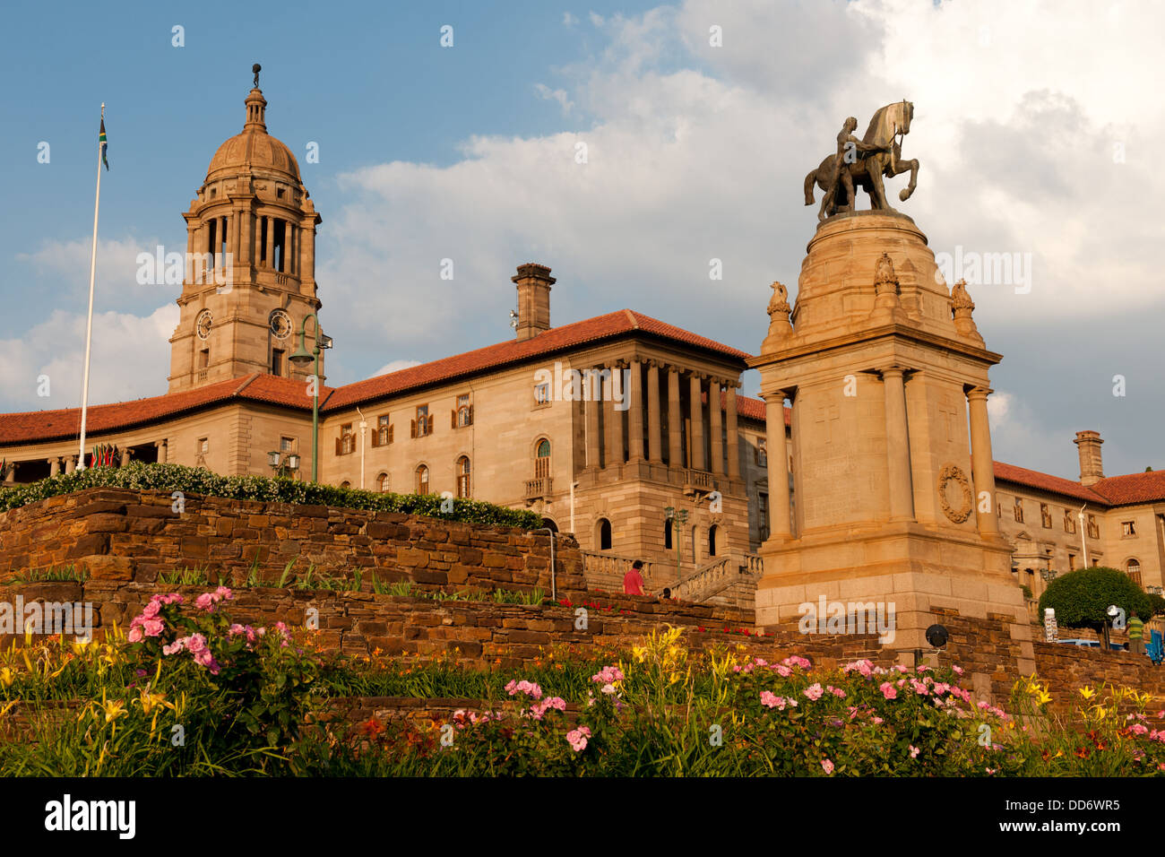 Bâtiments de l'Union européenne et de Delville Wood War Memorial, Pretoria, Afrique du Sud Banque D'Images