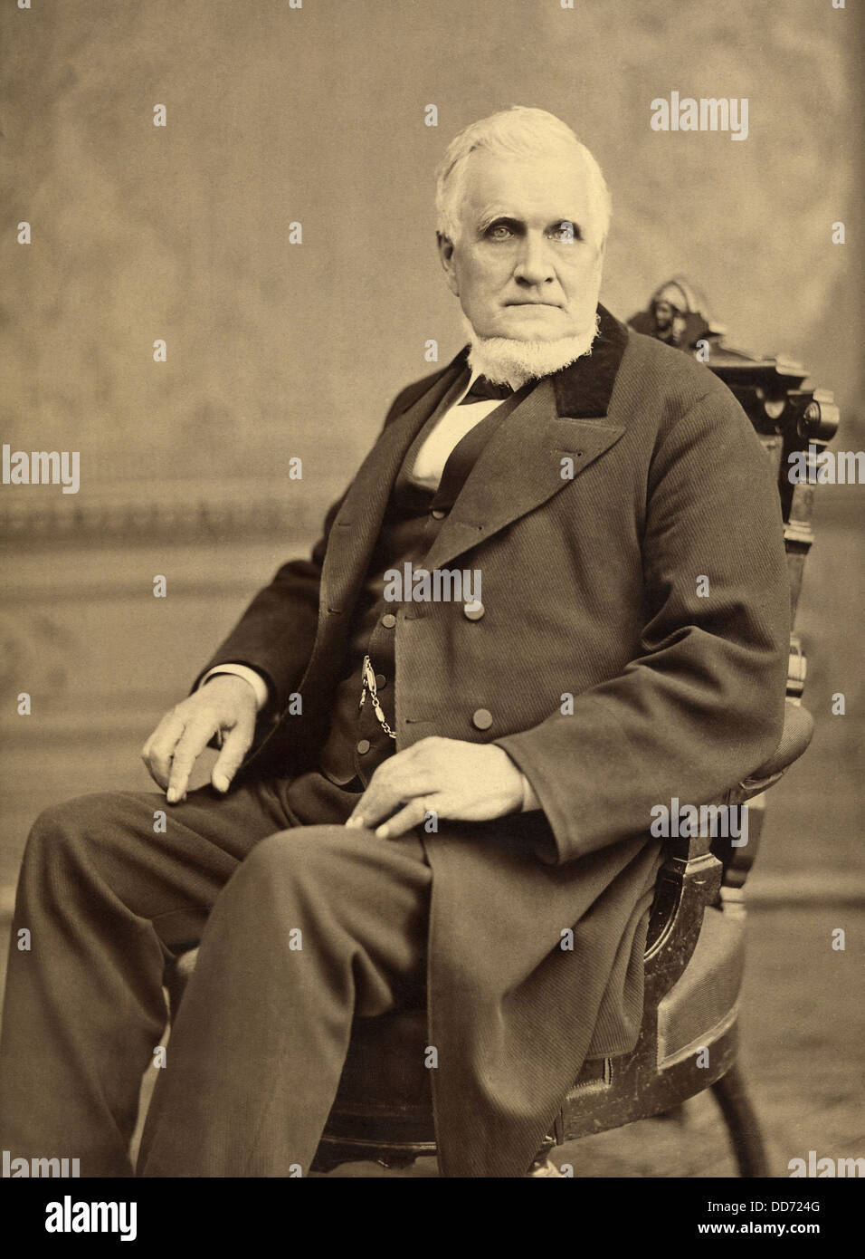 John Taylor a été le troisième président de l'Église de Jésus-Christ des Saints des Derniers Jours, l'Église mormone) de 1880 à Banque D'Images