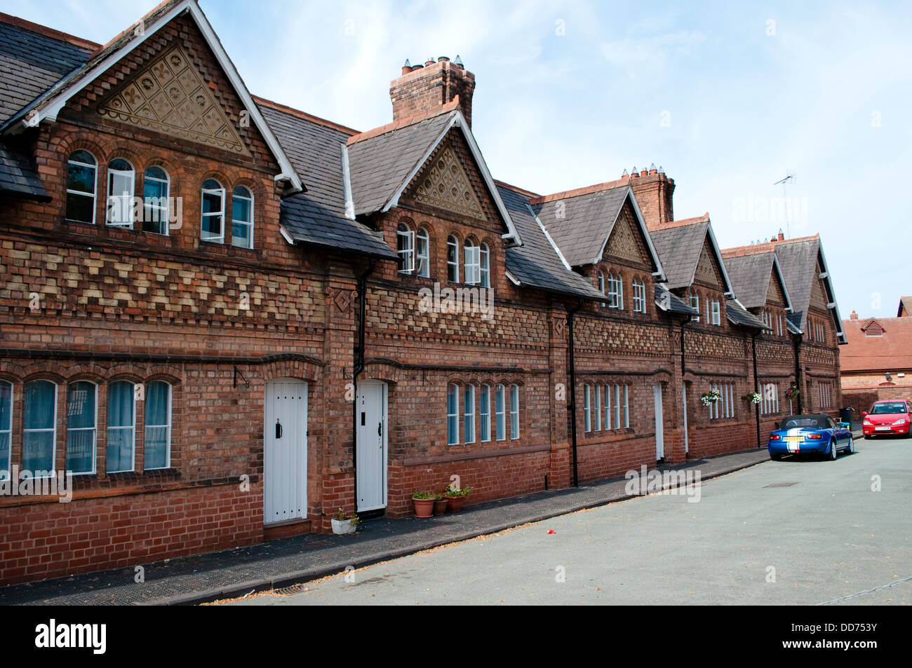 Rangée d'hospices, Lumley, Chester, Cheshire, Royaume-Uni Banque D'Images
