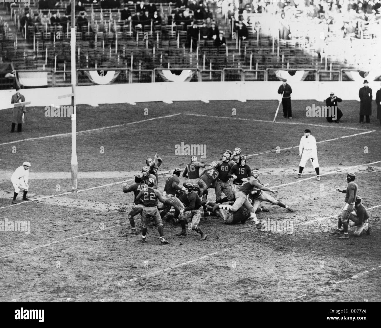 Boston Redskins (après avoir raté un point, pendant une perte Packers de Green Bay, 1936. L'année suivante, les quatre ans de l'équipe de Boston Banque D'Images