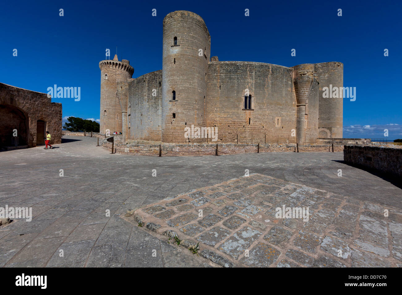 Espagne, Majorque, Palma, vue de Castell de Bellver Banque D'Images