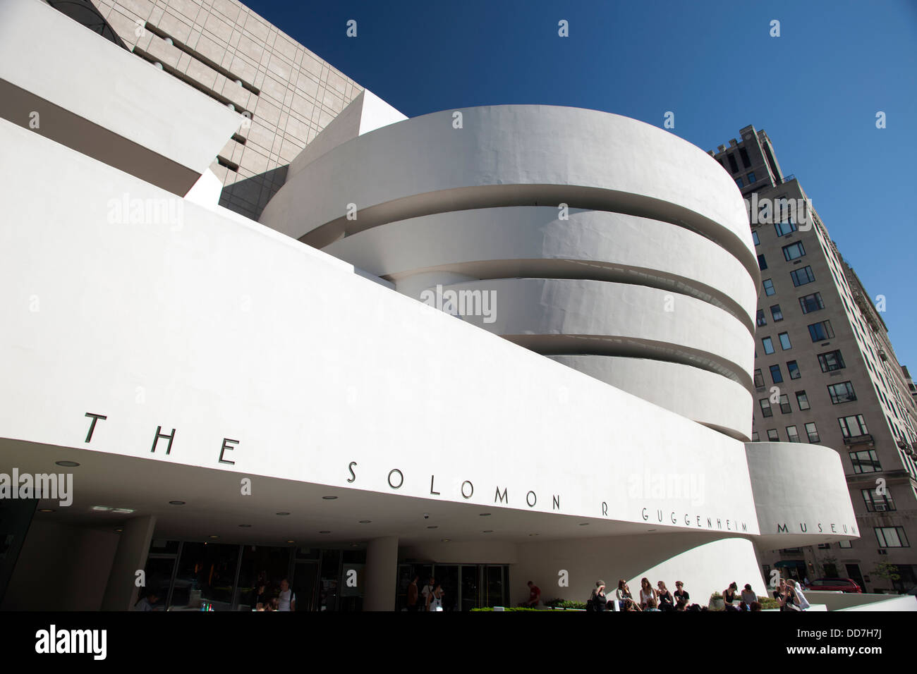 SOLOMON GUGGENHEIM MUSEUM (©1959 Frank Lloyd Wright / GWATHMAY SIEGEL ASSOCS 1992), Cinquième Avenue, NEW YORK USA Banque D'Images