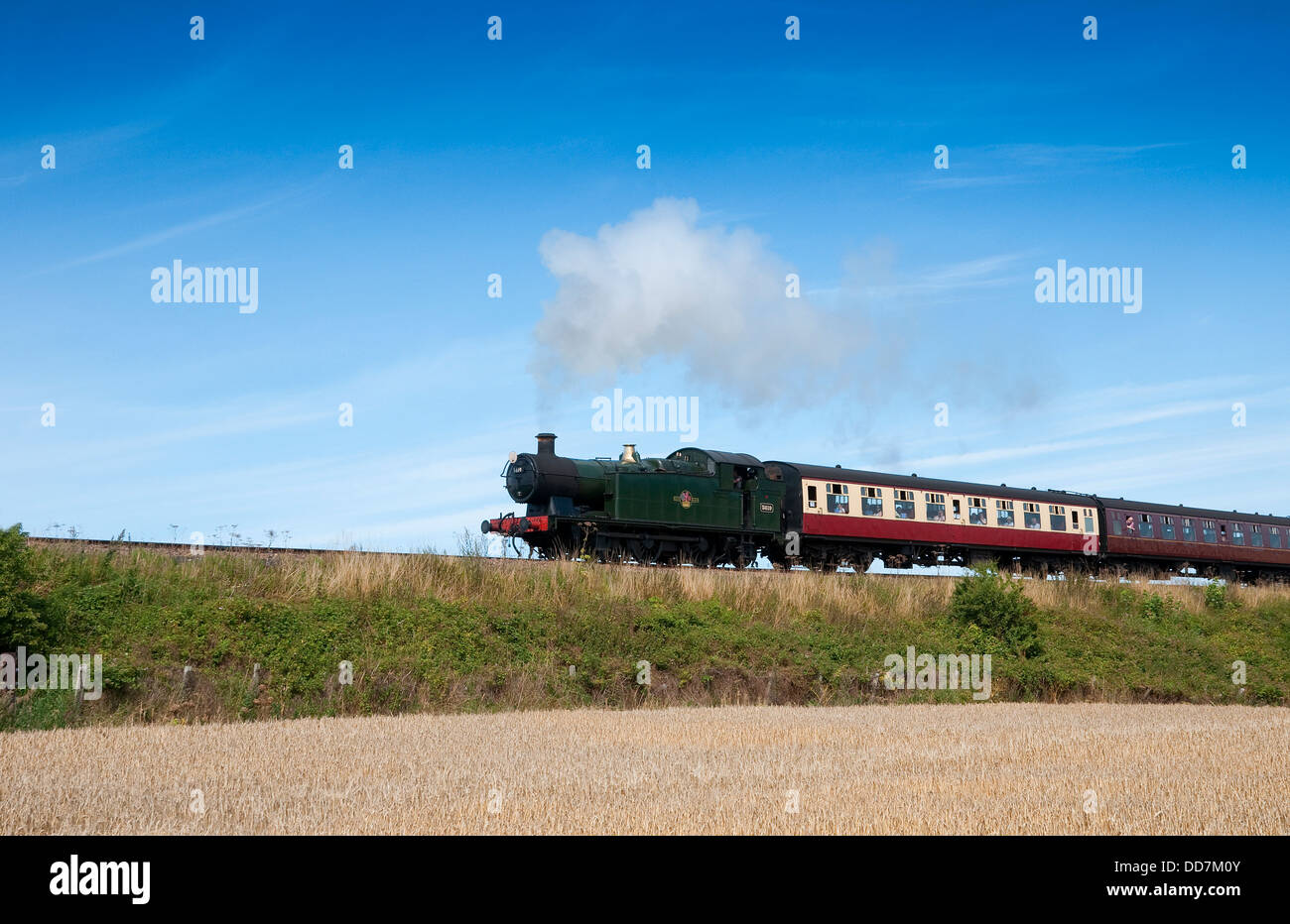 Le chemin de fer à vapeur de Sheringham, North Norfolk, Angleterre Banque D'Images