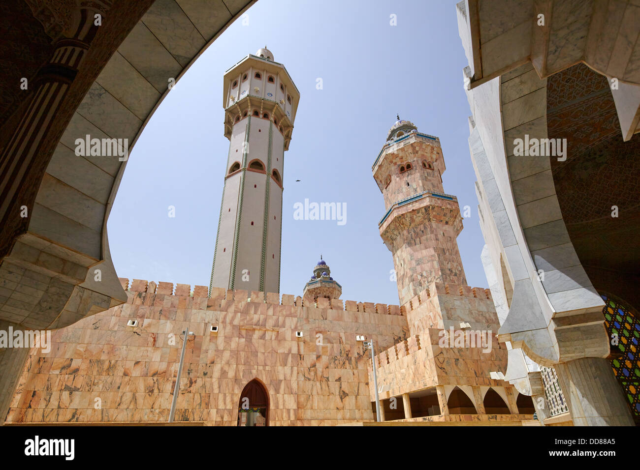 Grande Mosquée de Touba, au Sénégal, l'Afrique Banque D'Images