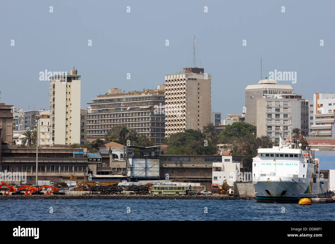 Dakar-Ziguinchor Ferry, Ferry Port, Dakar, Sénégal, Afrique Banque D'Images