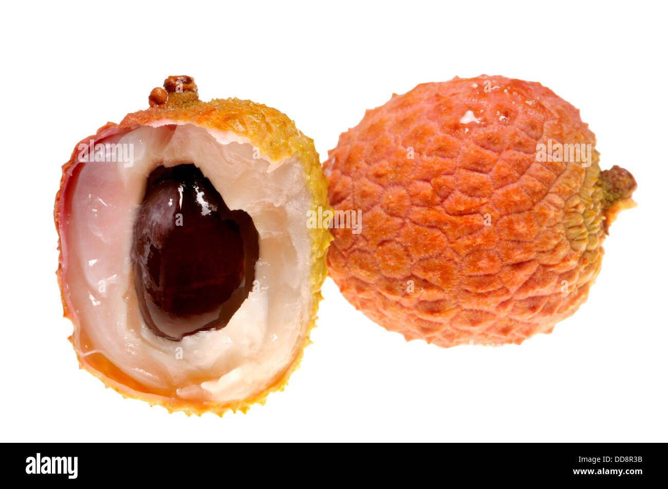 Litchi (Litchi chinensis) fruits Banque D'Images
