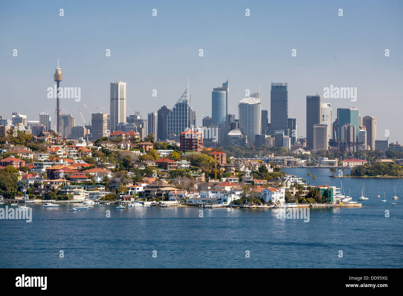Sydney skyline de Watson's Bay à Sydney, Australie Banque D'Images