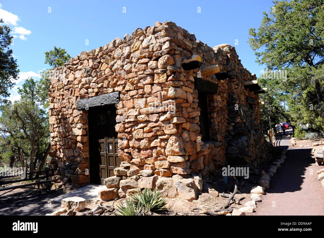 Tusayan Museum et ruiner le Parc National du Grand Canyon en Arizona Banque D'Images