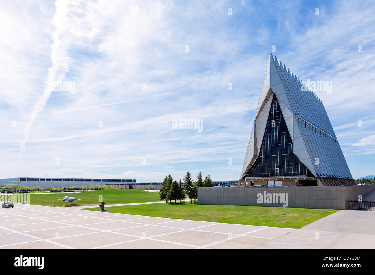 United states air force academy cadet chapel Banque de photographies et ...