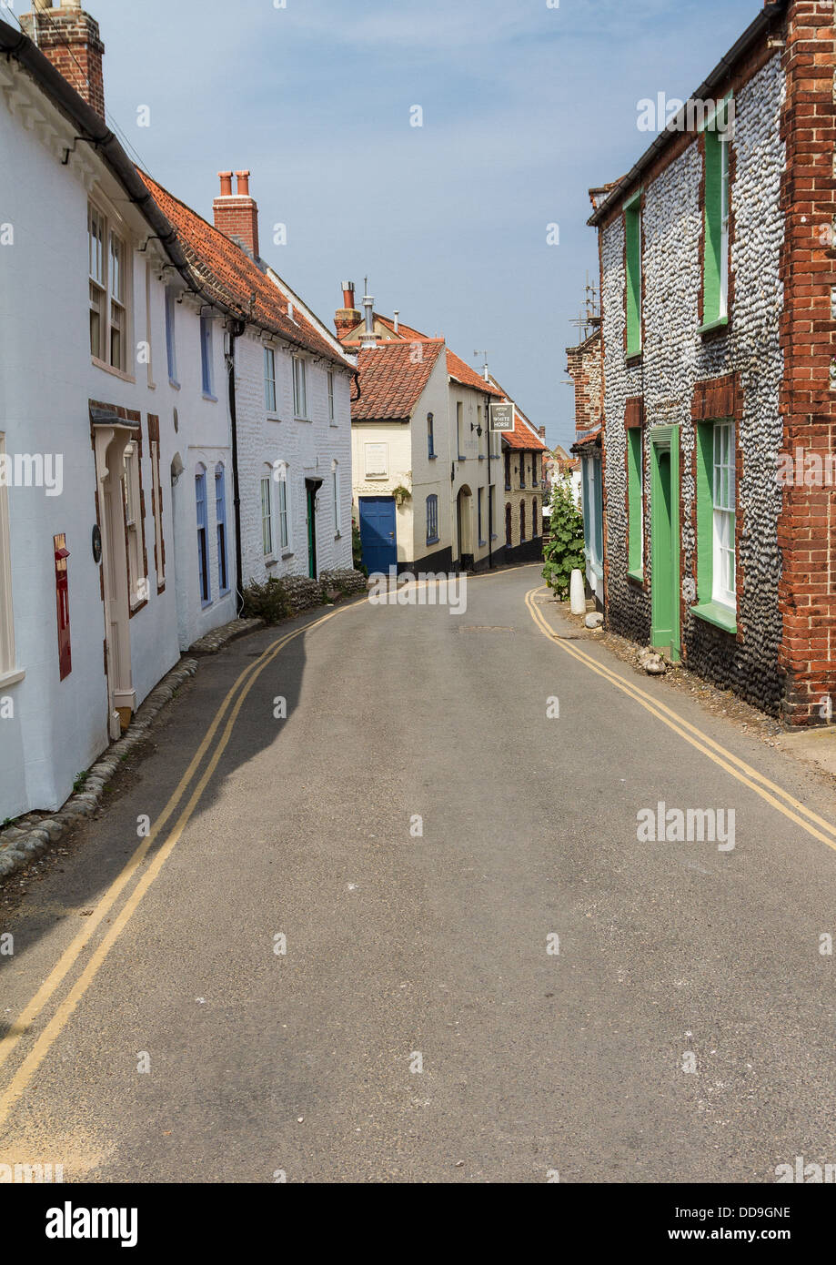 La Grande Rue, Blakeney Quay, Norfolk Banque D'Images