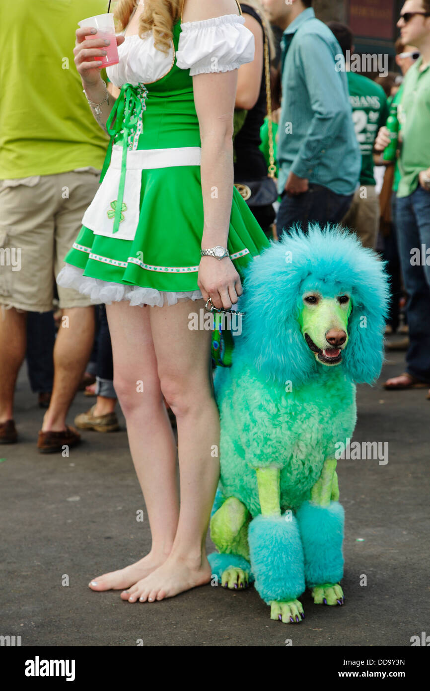 Le jour de la Saint Patrick festival, Raleigh, Caroline du Nord, USA Banque D'Images