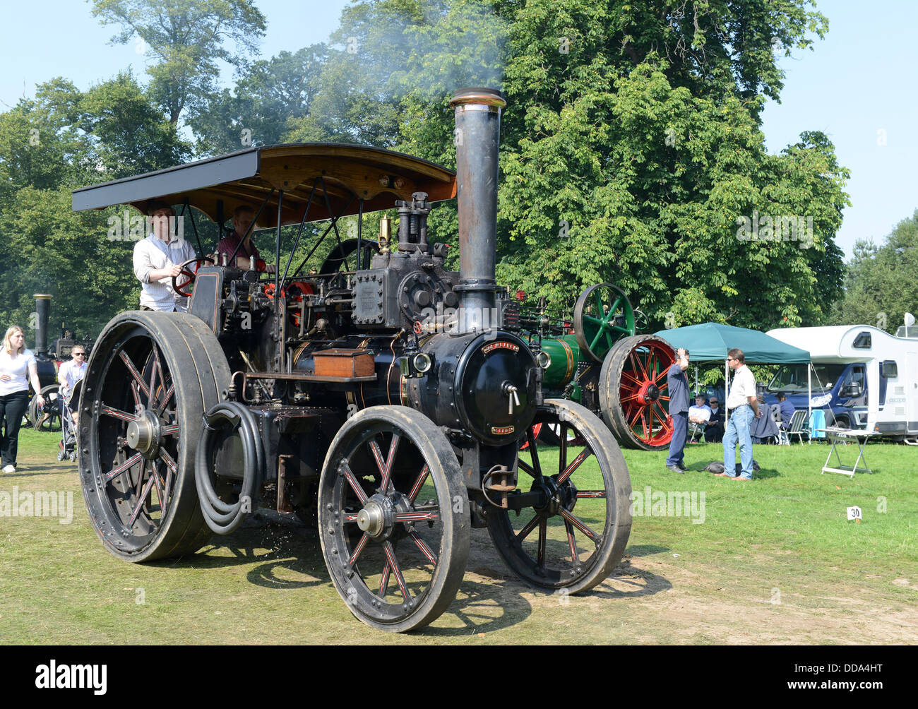 1918 J&H Traction moteur à vapeur composé de McLaren Banque D'Images