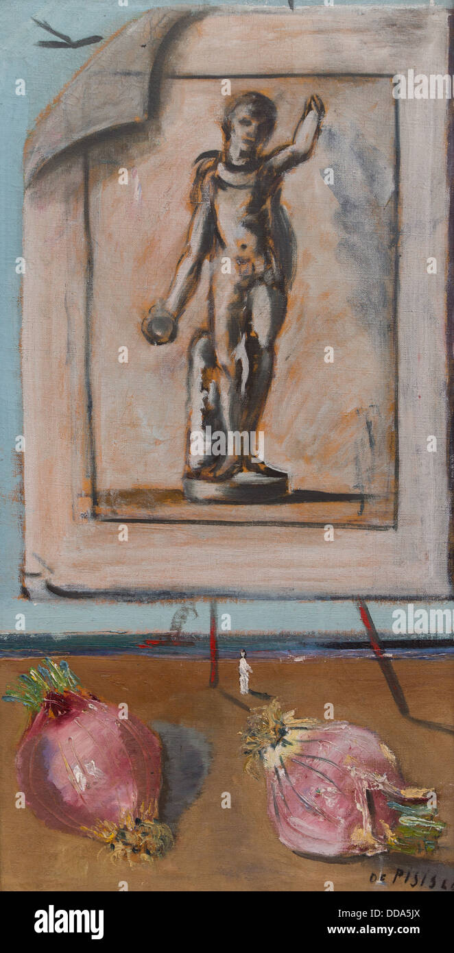 20e siècle - Oignons - Socrates Filippo de Pisis (1920) Philippe Sauvan-Magnet / Active Museum Huile sur toile Banque D'Images 20e siècle - Oignons - Socrates Filippo de Pisis (1920) Philippe Sauvan-Magnet / Active Museum Huile sur toile Banque D'Images