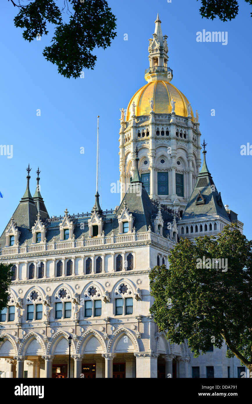 Virginia State Capitol à Hartford, Connecticut. Banque D'Images