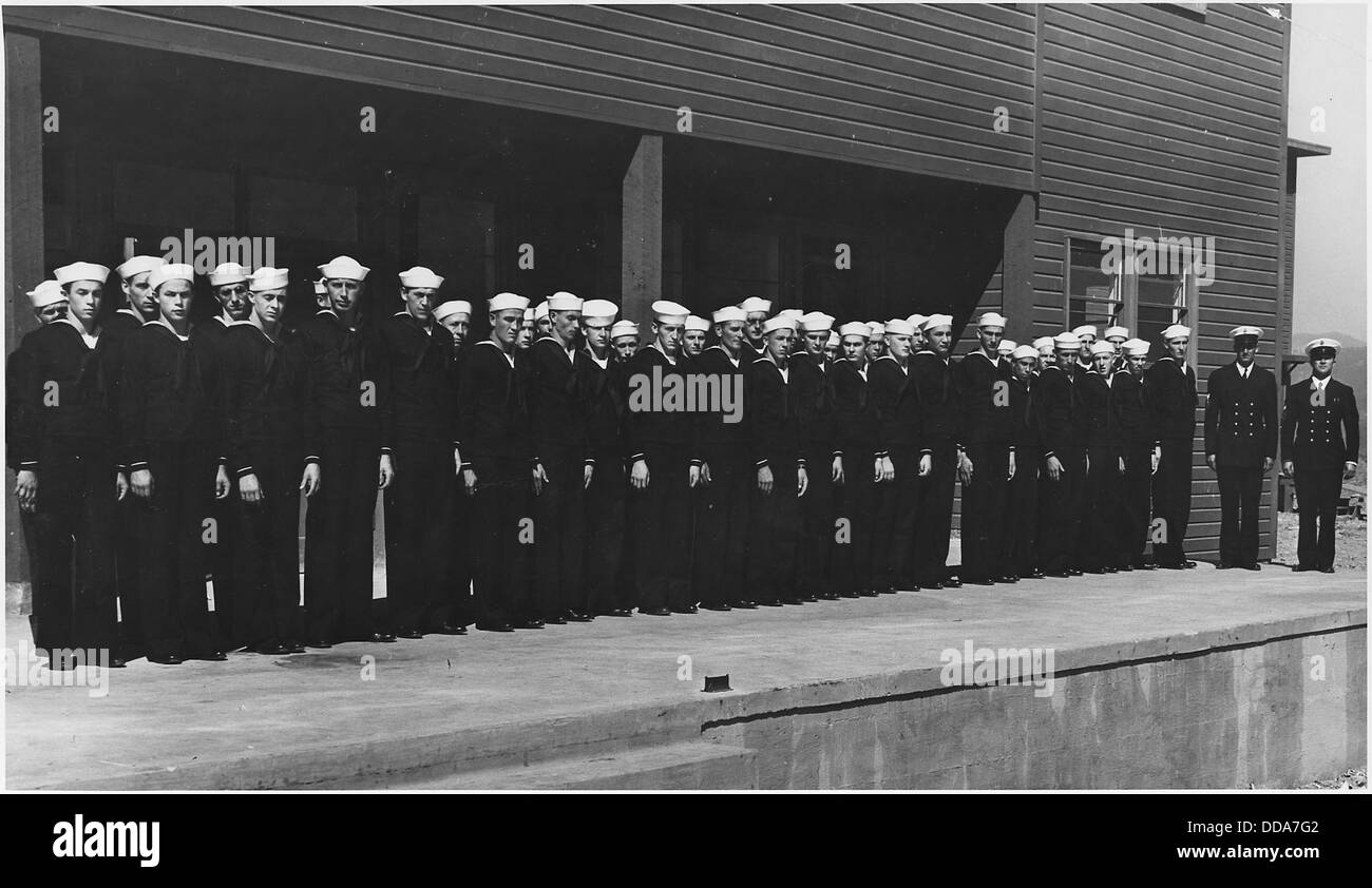 Station d'entraînement de la Marine américaine, (le lac Pend Oreille) Farragut, Idaho. - - 195431 Banque D'Images