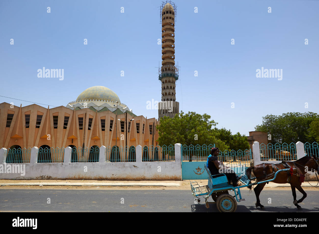 Grande Mosquée de Tivaouane, Sénégal, Afrique Banque D'Images