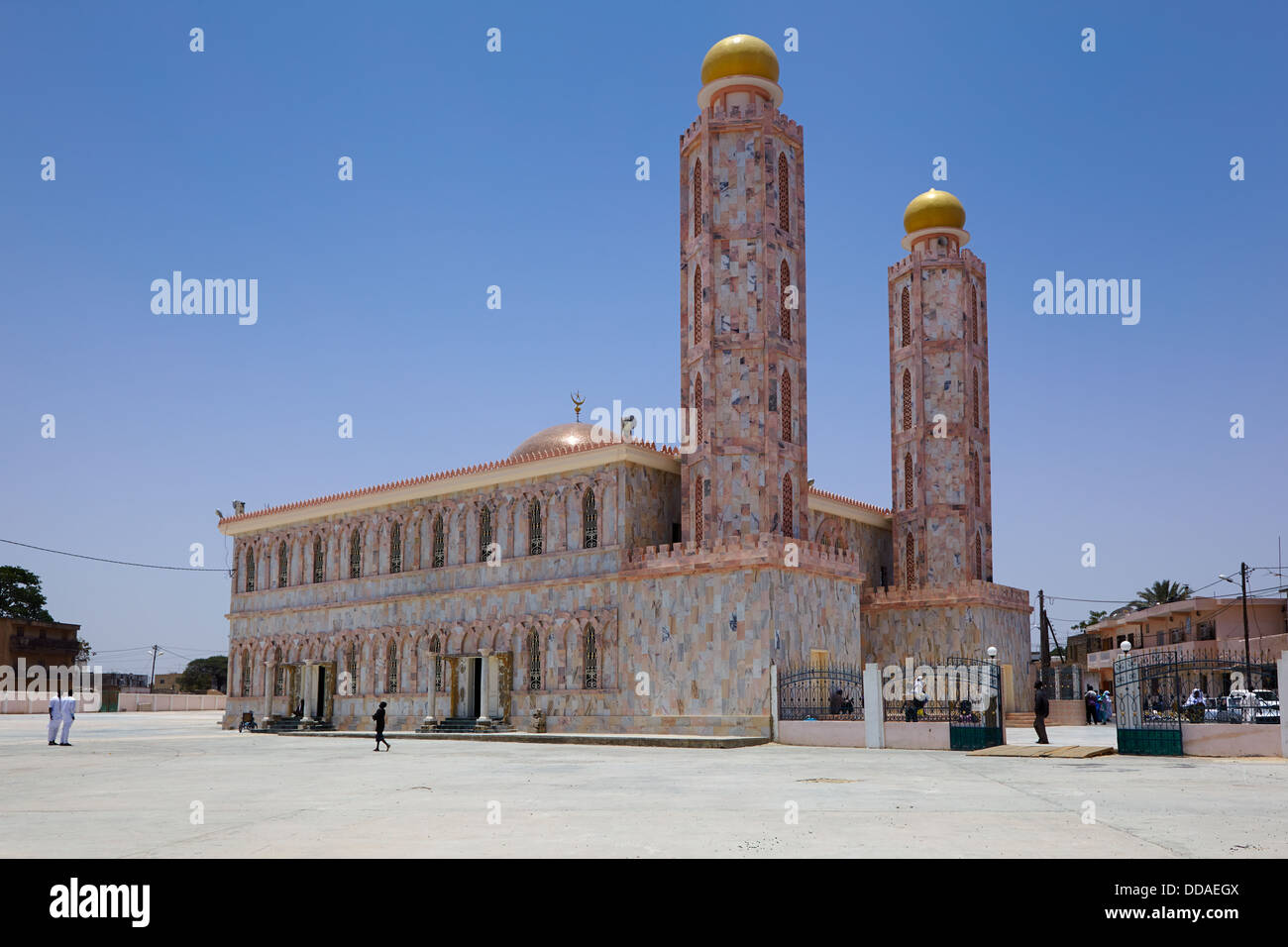 Khalifa Ababacar Sy Mosquée, Tivaouane, Sénégal, Afrique Banque D'Images