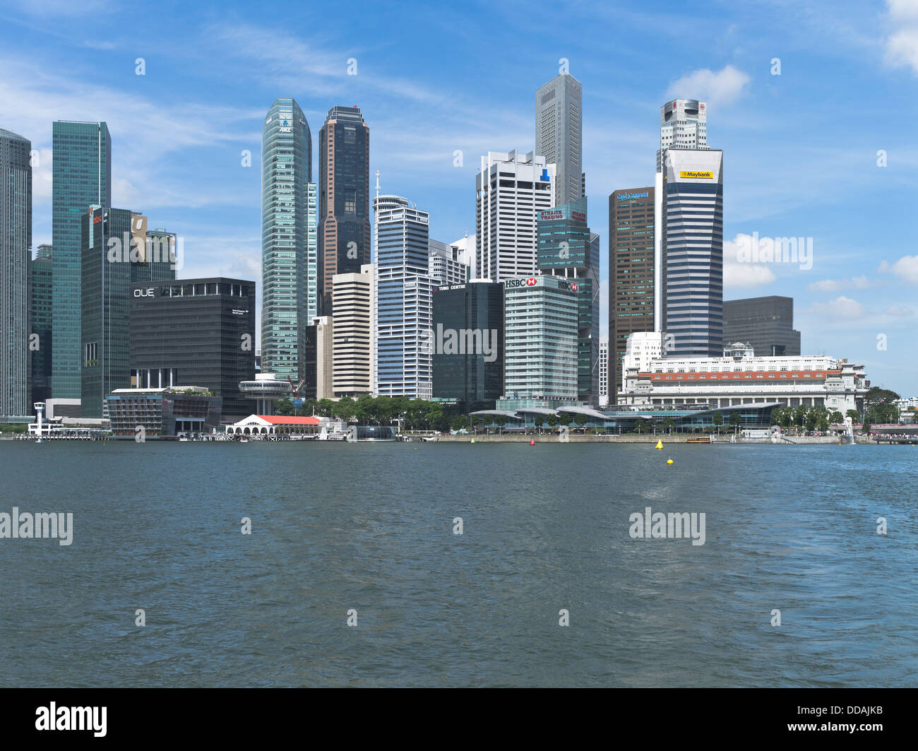 Dh Marina Bay Centre-ville gratte-ciel moderne de Singapour Banque D'Images