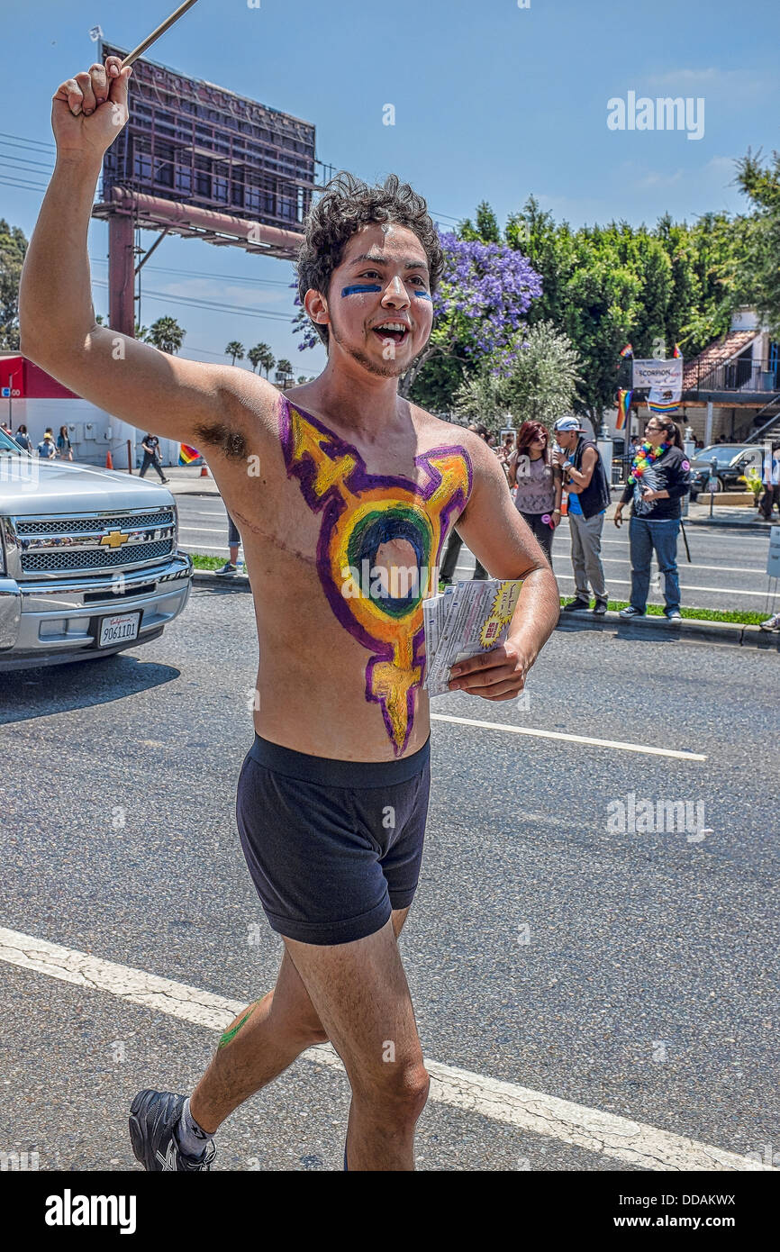 Los Angeles Gay Pride Parade Event Banque D'Images