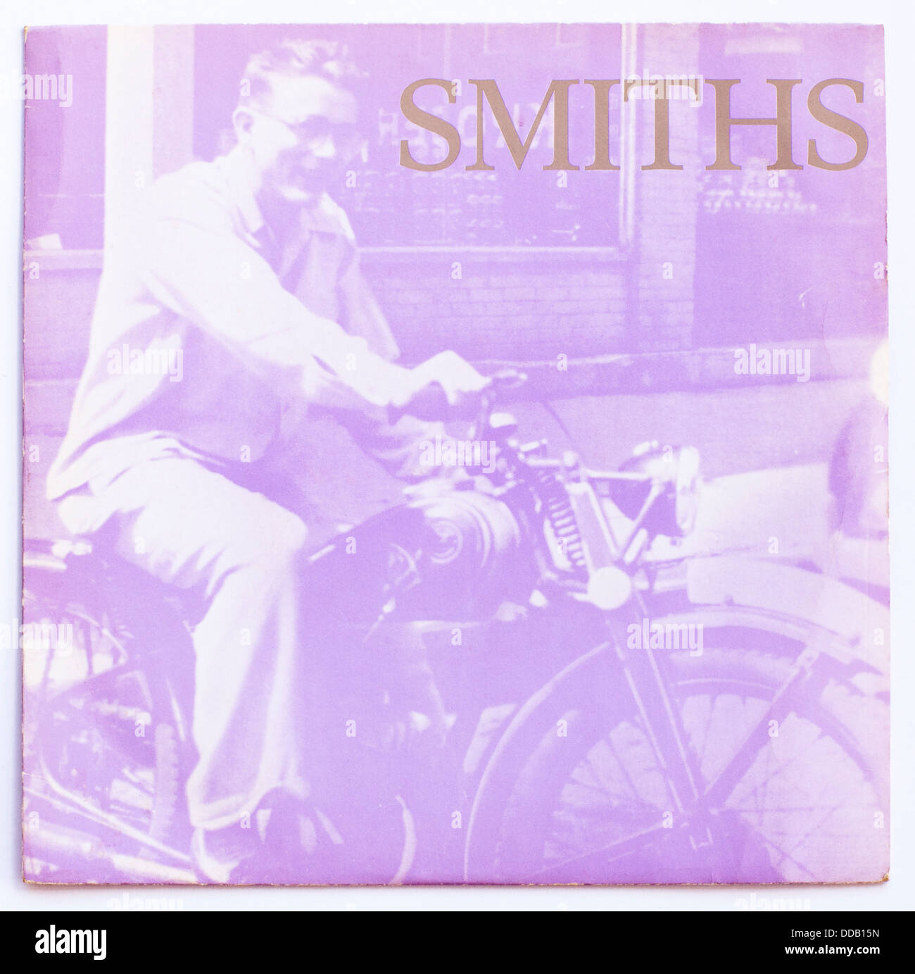 The Smiths - Big Mouth Strikes encore, 1986 7' couverture d'image unique sur le commerce brut - usage éditorial seulement Banque D'Images