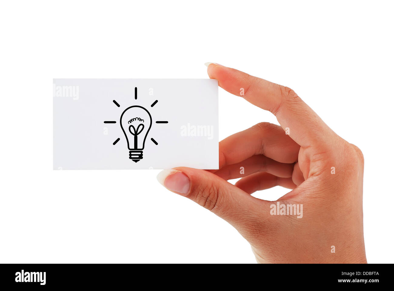 Blank business card Banque D'Images