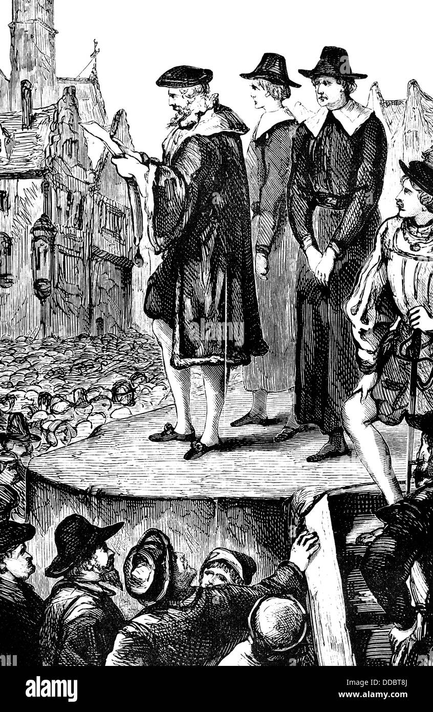 La pacification de Gand, 1576, Pays-Bas des Habsbourg Banque D'Images