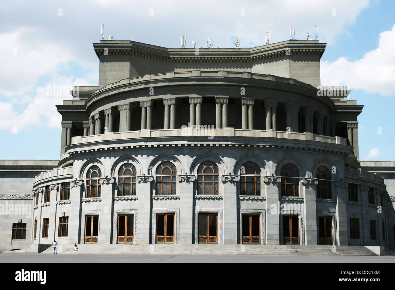 Théâtre de l'opéra à Erevan, Arménie. Banque D'Images