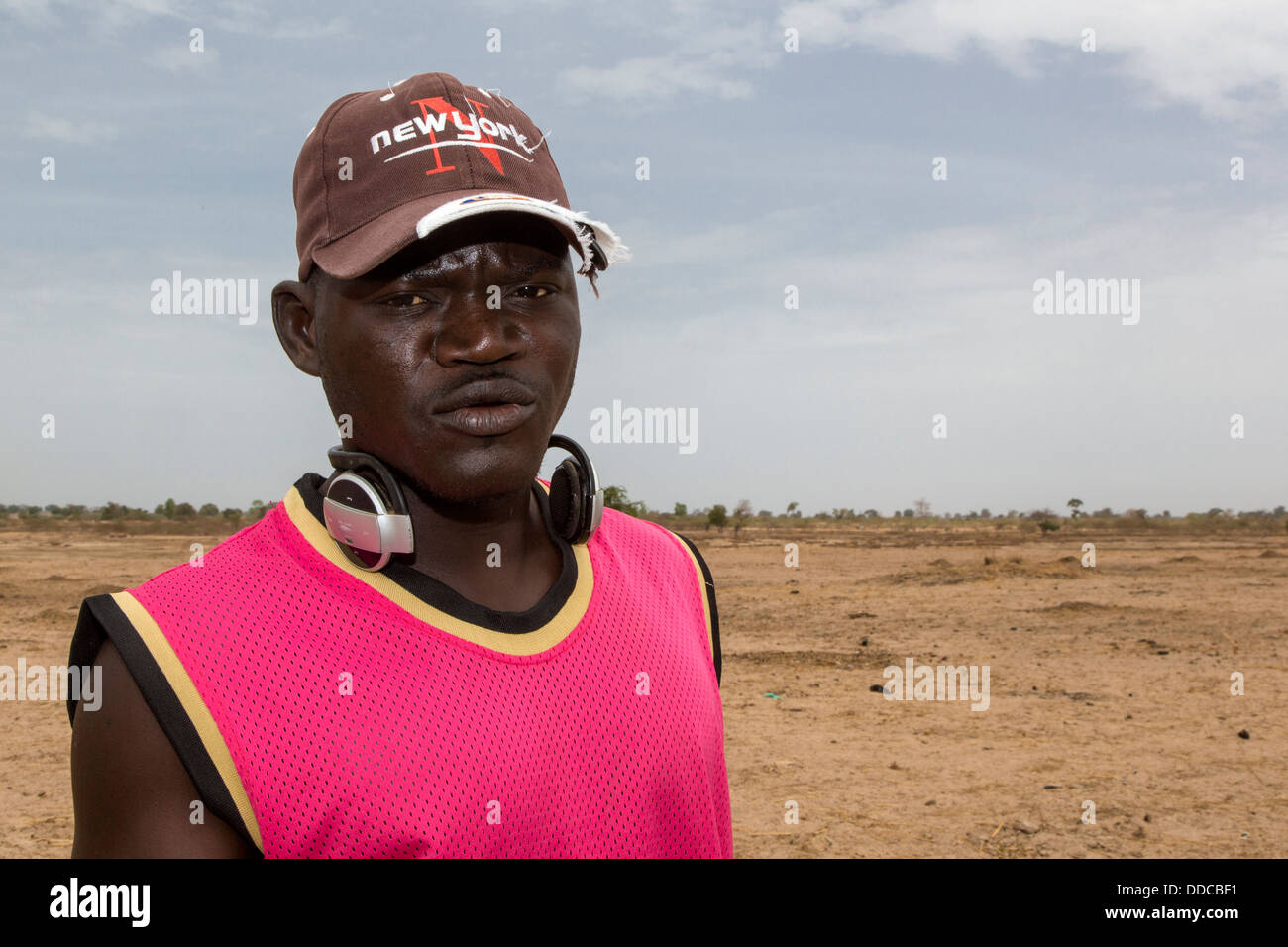 Agriculteur sénégalais de l'Ethnie Sérère. Kaolack, Sénégal. Banque D'Images