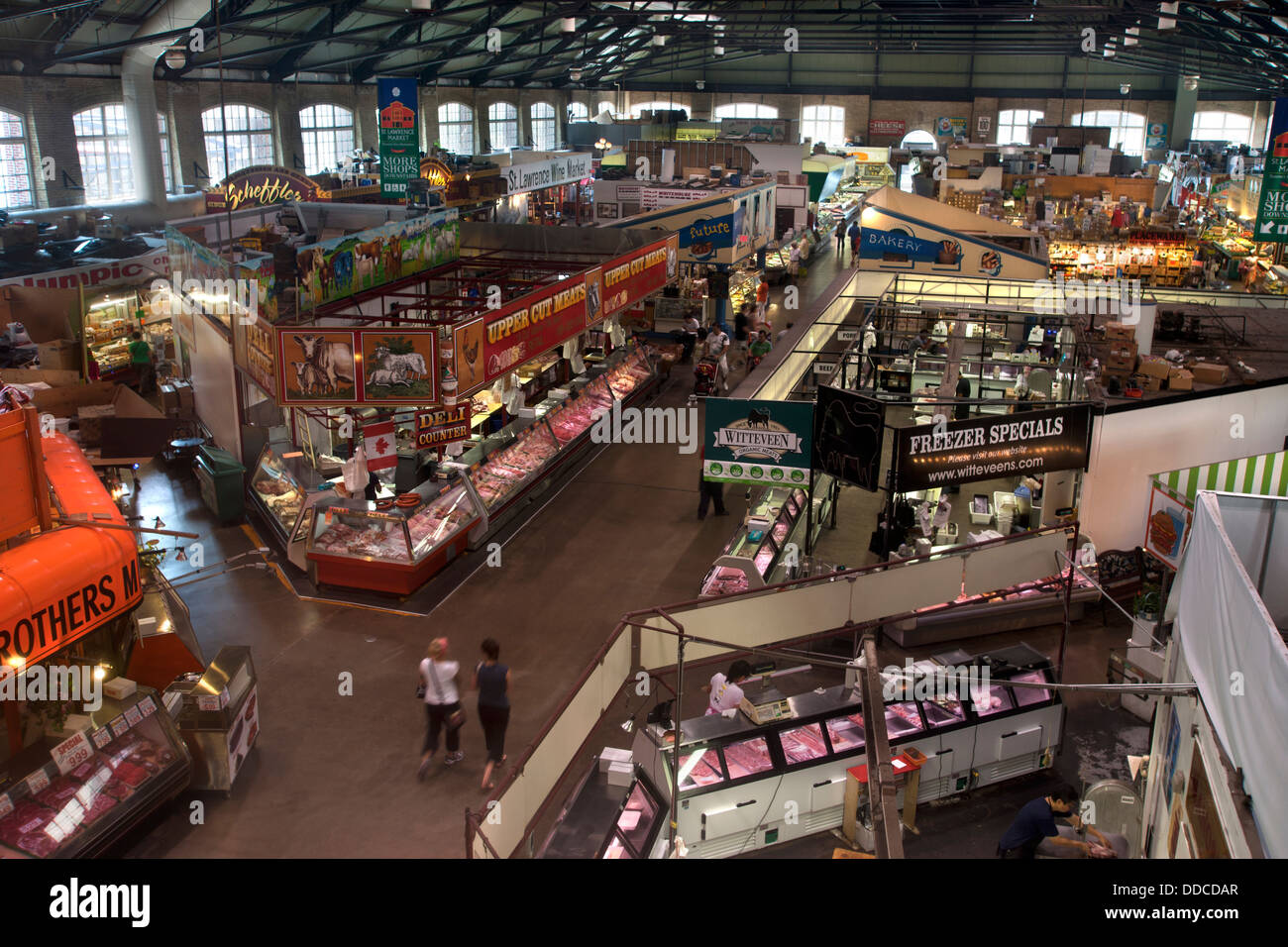 Intérieur de l'Édifice Sud SAINT LAWRENCE MARKET/STREET OLD TOWN TORONTO ONTARIO CANADA Banque D'Images