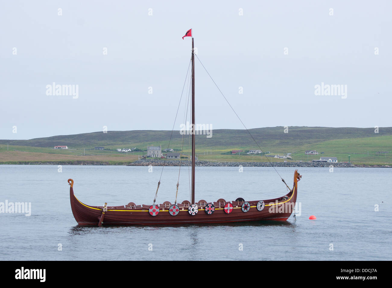 Long Boat Viking Banque D'Images
