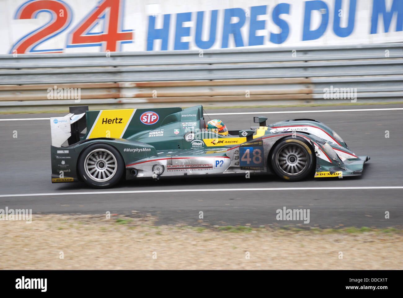 Murphy Prototypes Oreca-Nissan 03 de Hartley, Chandhok & Patterson à l'édition 2013 des 24 Heures du Mans Banque D'Images