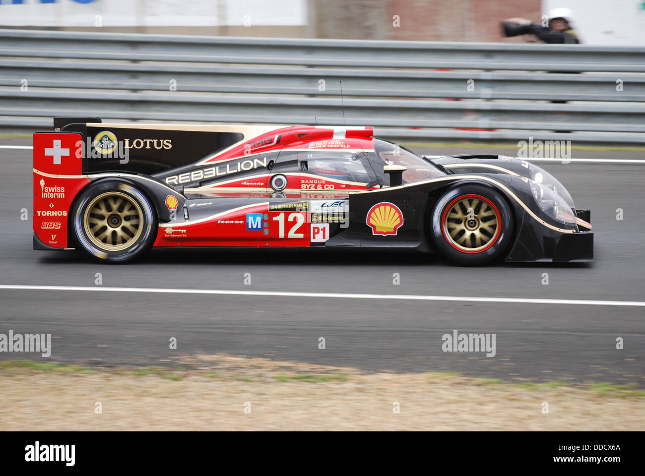 Rebellion Racing Lola-Toyota de Heidfeld, Jani & Prost au 24 Heures du Mans 2013 Banque D'Images