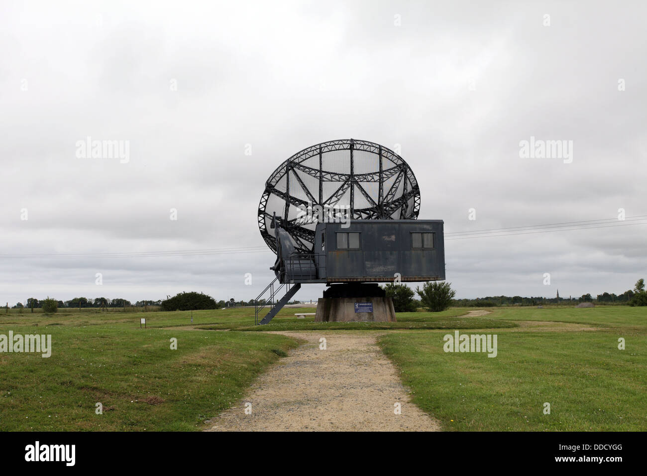 Wursburg Reise. Site radar allemand en Normandie. Banque D'Images