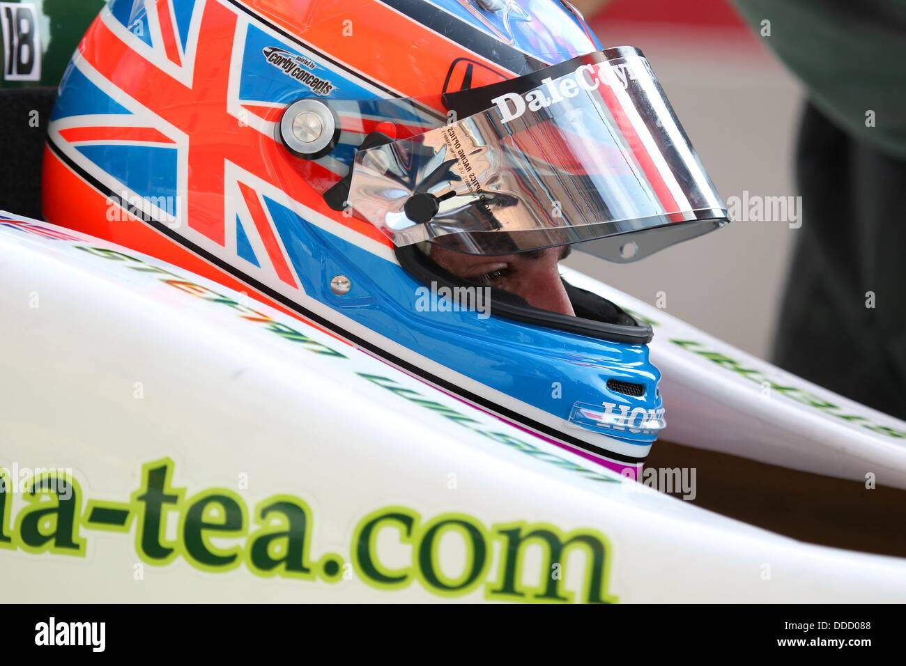 Baltimore, Maryland, USA. Août 30, 2013. F1, Grand Prix de Baltimore, Baltimore, MD, le 30 août au 1er septembre 2013, STEFAN WILSON, Dale Coyne Racing © Ron Bijlsma/ZUMAPRESS.com/Alamy Live News Banque D'Images