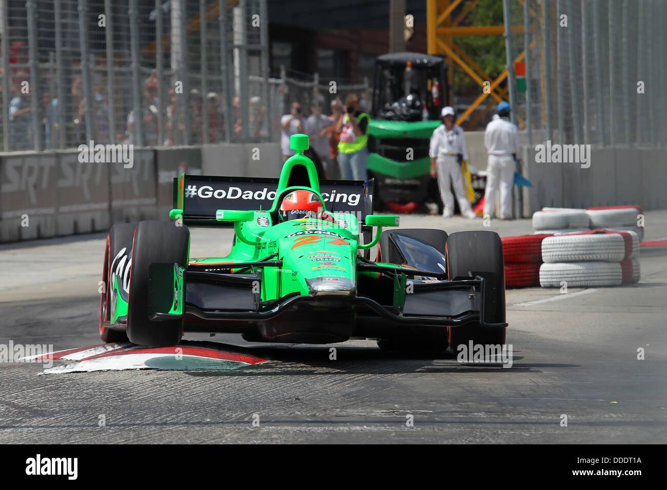 Baltimore, Maryland, USA. Août 31, 2013. F1, Grand Prix de Baltimore, Baltimore, MD, le 30 août au 1er septembre 2013, JAMES HINCHCLIFFE, Andretti Autosport © Ron Bijlsma/ZUMAPRESS.com/Alamy Live News Banque D'Images