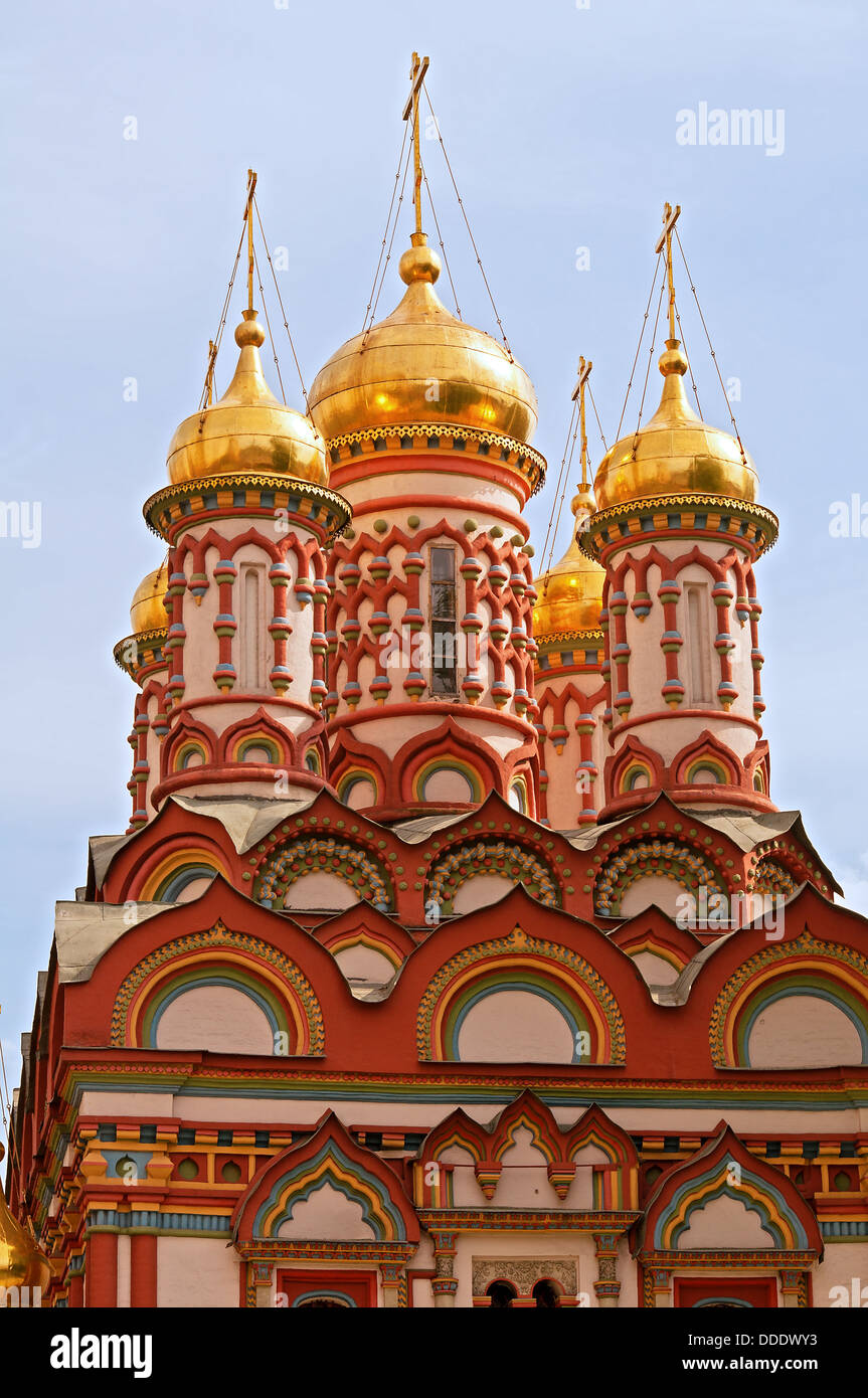 Moscou, Église de St Nicolas l'Émerveillement travailleur sur Bersenevka Street Banque D'Images