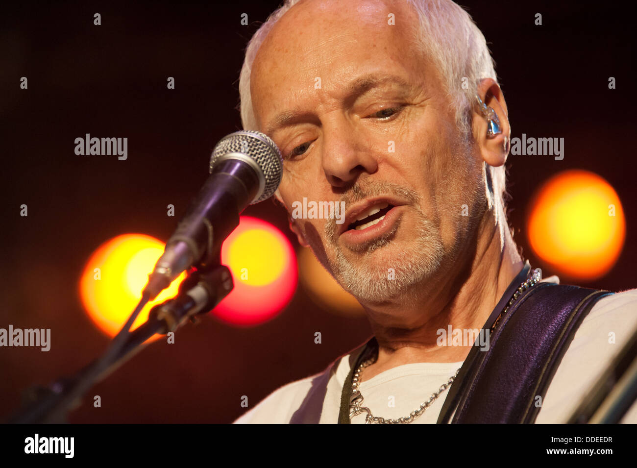 LINCOLN, CA - le 30 août : Peter Frampton effectue à l'appui de sa guitare de Frampton Circus tour à Thunder Valley Casino Resort Banque D'Images